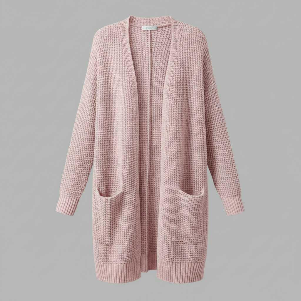 Cardigan Lungo Donna Elegante in Lana | Abbigliamento Moda