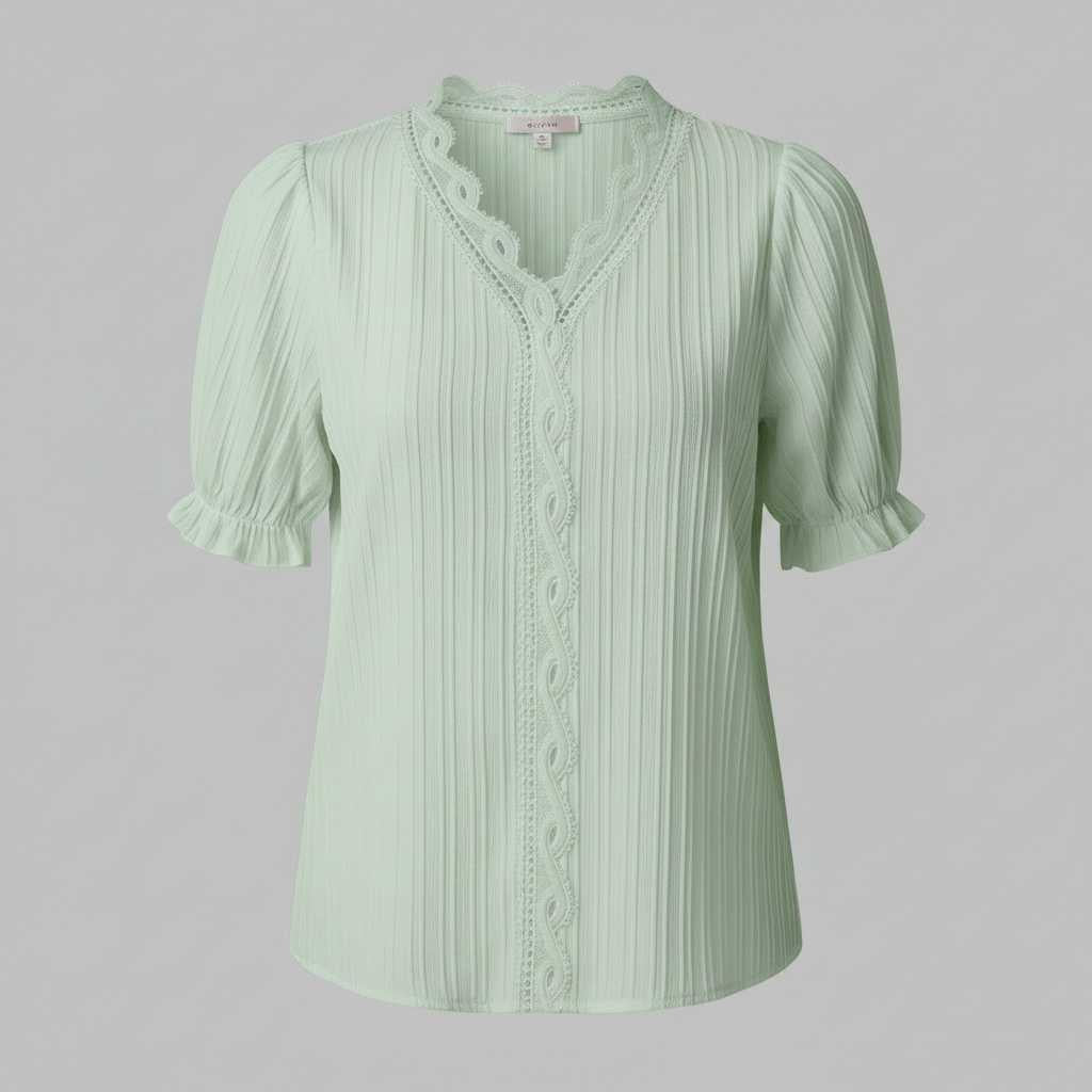 Camicetta Elegante Azzurra Donna | Camicetta Estiva Elegante