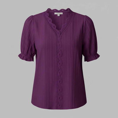 Camicetta Elegante Azzurra Donna | Camicetta Estiva Elegante
