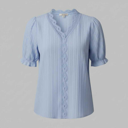 Camicetta Elegante Azzurra Donna | Camicetta Estiva Elegante