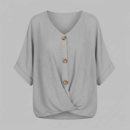 Camicetta Elegante Donna Scollo a V | Camicette Donna