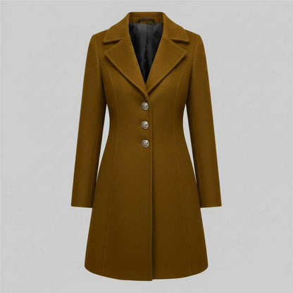 Cappotto Elegante da Donna | Cappotto in Misto Lana