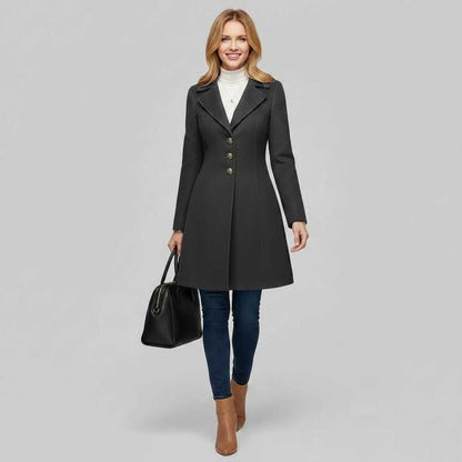 Cappotto Elegante da Donna | Cappotto in Misto Lana