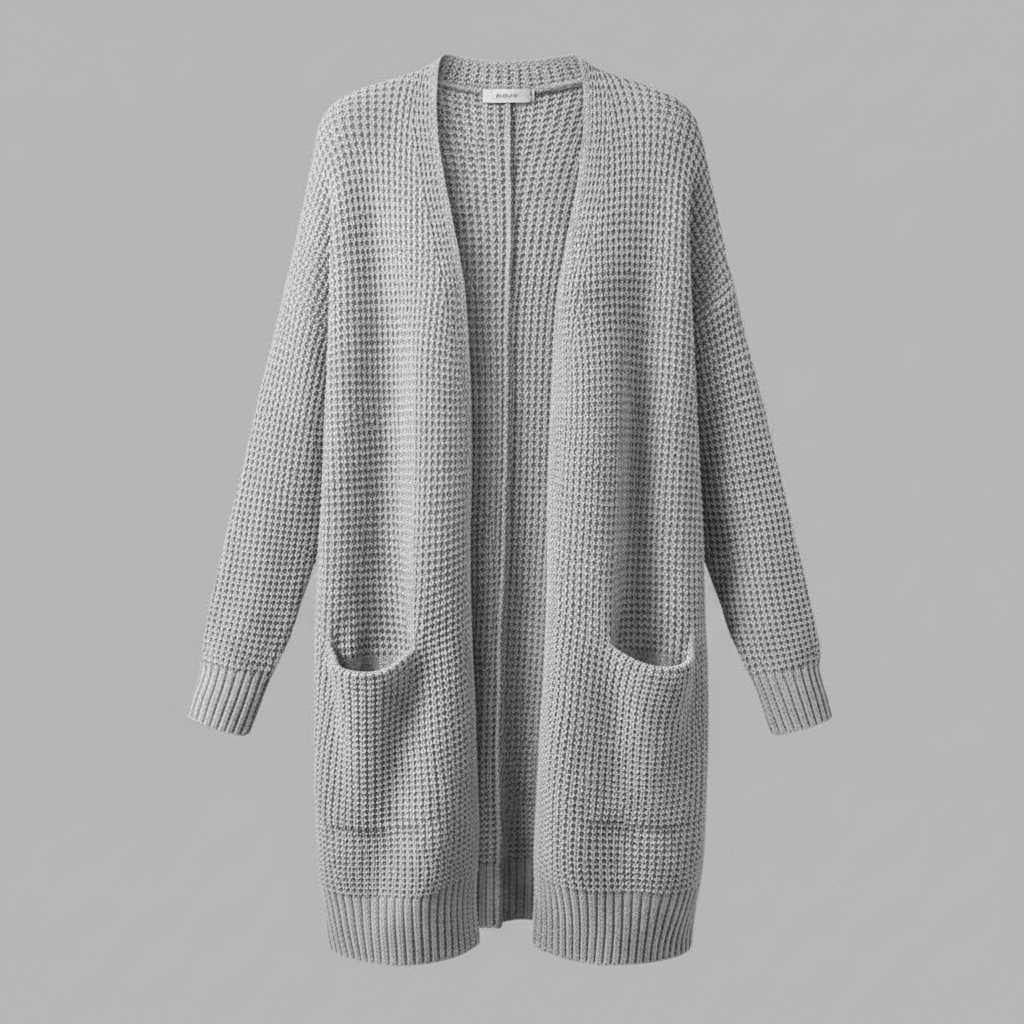 Cardigan Lungo Donna Elegante in Lana | Abbigliamento Moda