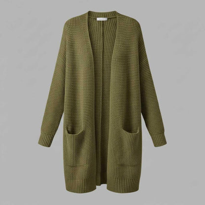 Cardigan Lungo Donna Elegante in Lana | Abbigliamento Moda