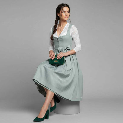 Dirndl Elegante | Costume da Donna Oktoberfest in Cotone