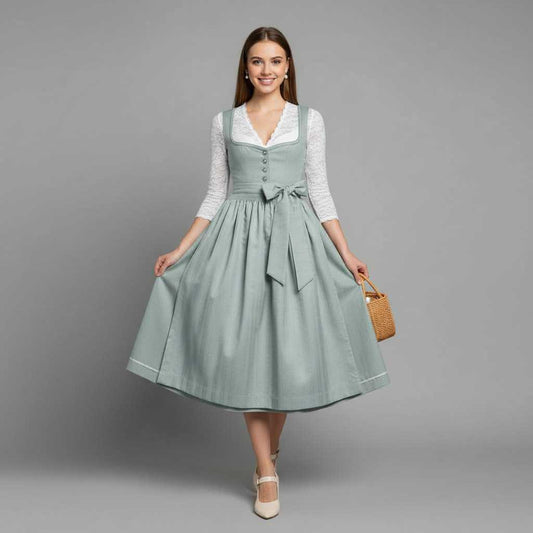 Dirndl Elegante | Costume da Donna Oktoberfest in Cotone