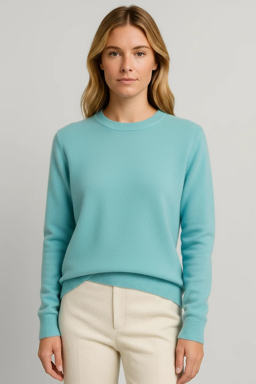 Maglione Donna Classico Girocollo Morbido a Coste 3
