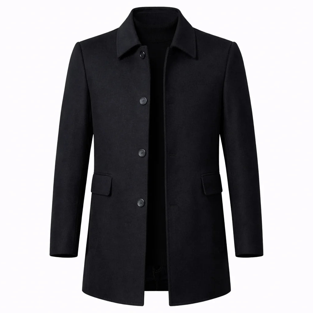 Men's Classic Tailored Winter Overcoat 1