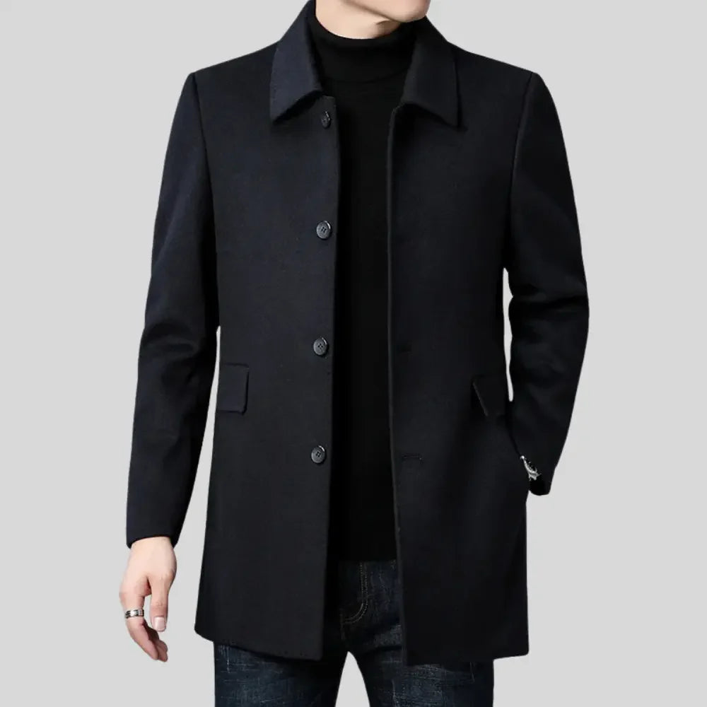 Men's Classic Tailored Winter Overcoat 2