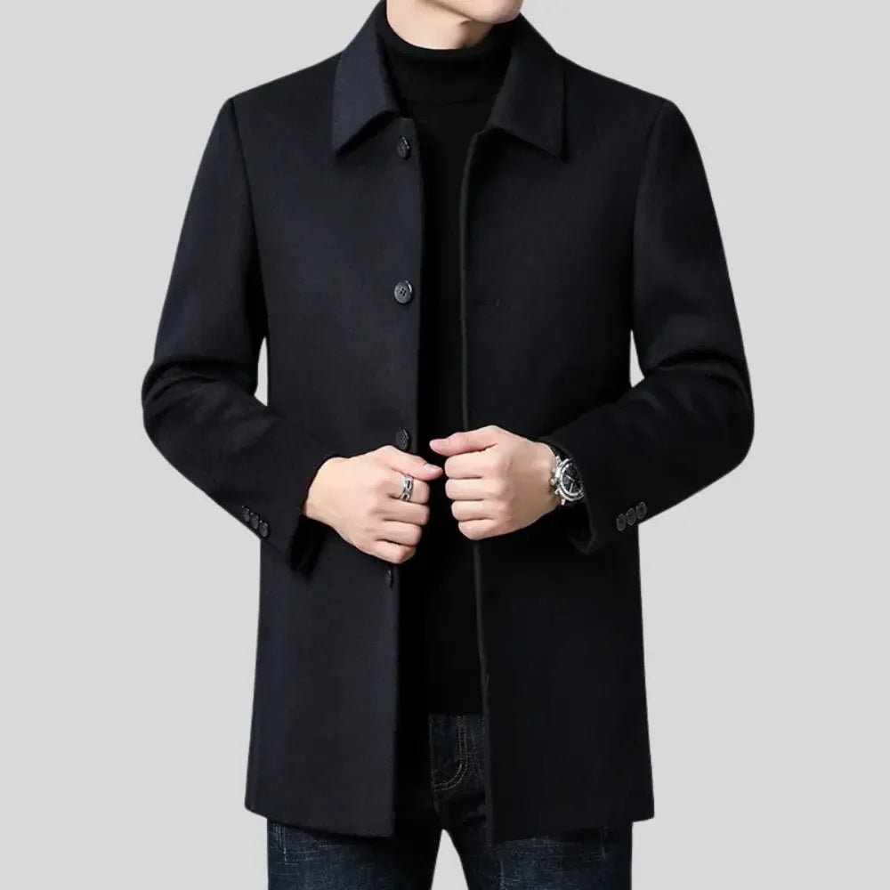 Men's Classic Tailored Winter Overcoat 3