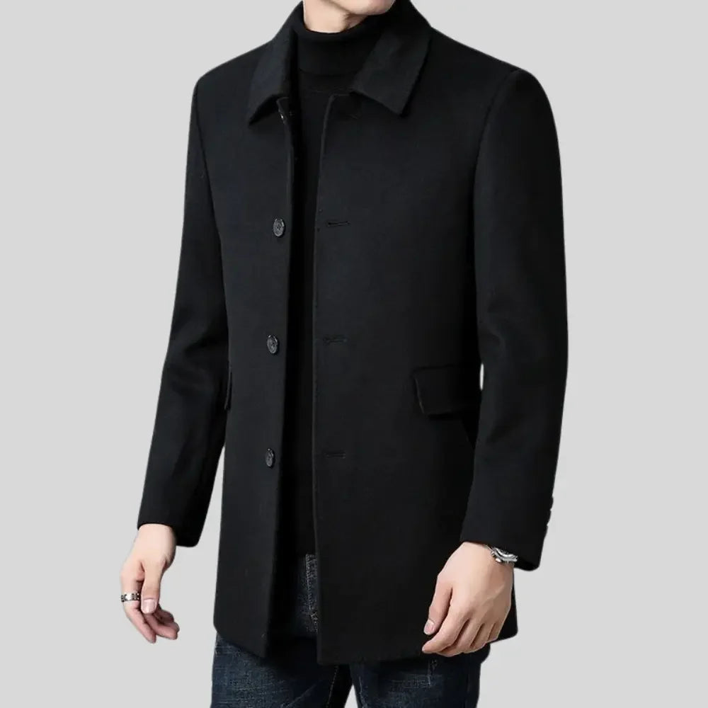 Men's Classic Tailored Winter Overcoat 4