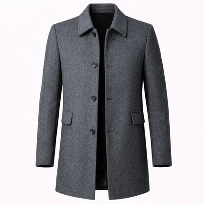 Men's Classic Tailored Winter Overcoat 5
