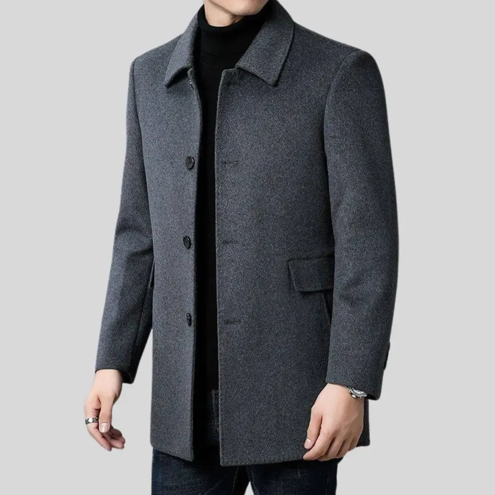 Men's Classic Tailored Winter Overcoat 6