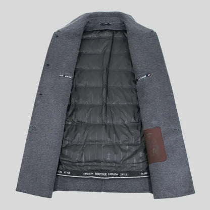 Men's Classic Tailored Winter Overcoat 8