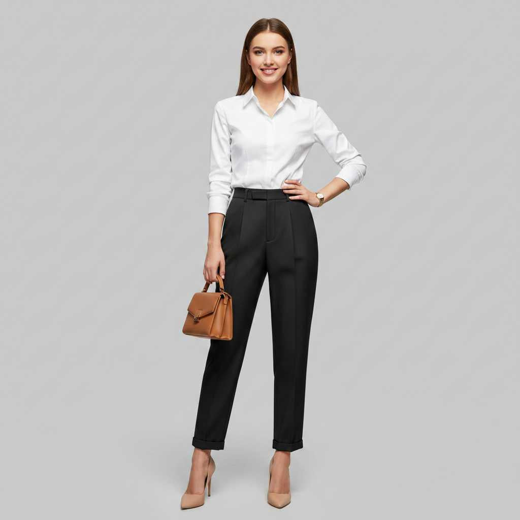 Pantaloni Eleganti Aderenti | Pantaloni da Ufficio Donna