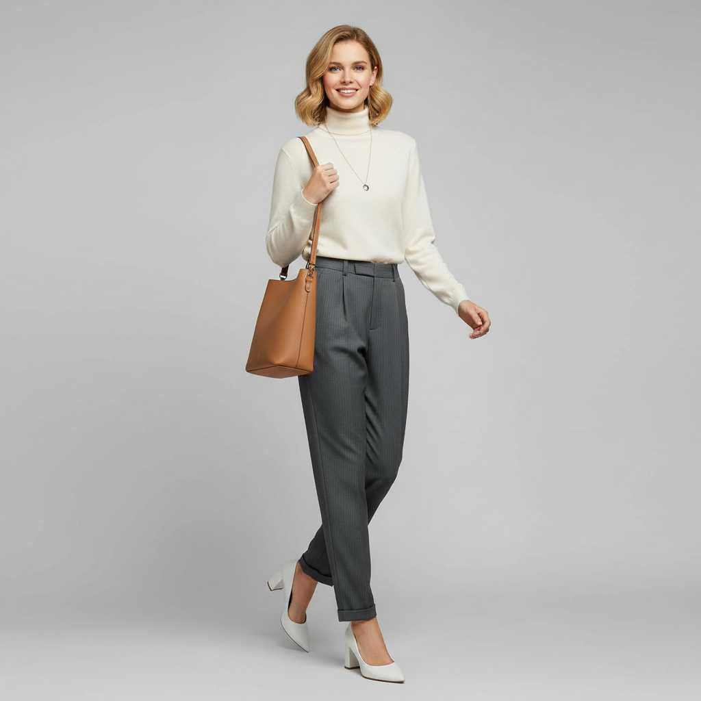 Pantaloni Eleganti Aderenti | Pantaloni da Ufficio Donna