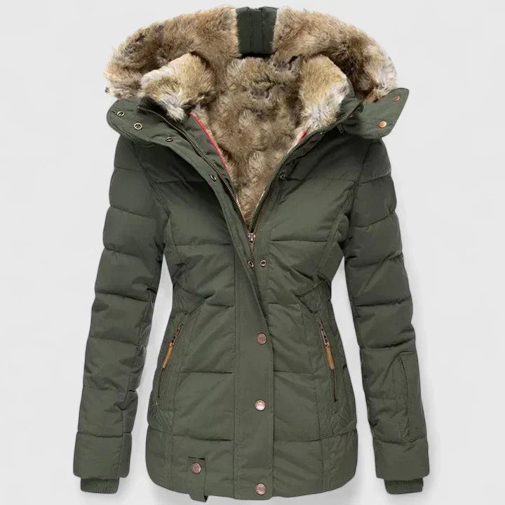 Veyzandra Cappotto Donna | Caldo, Regolabile, Con Tasche 1