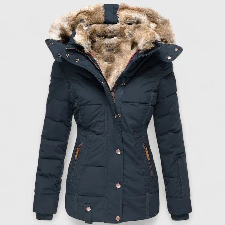 Veyzandra Cappotto Donna | Caldo, Regolabile, Con Tasche 4
