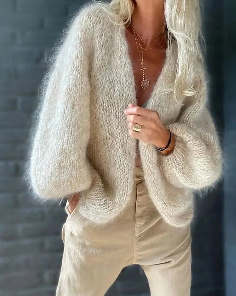 Women's Elegant Flared Sleeve Bolero Coprispalle 0